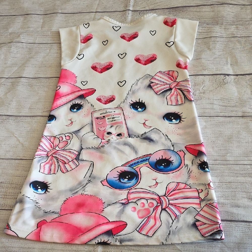 SHEIN Vibrant Pink and White Dress - Picture 5 of 5